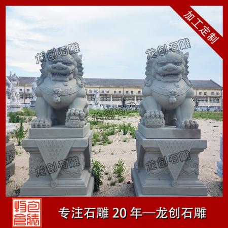 優(yōu)質青石石雕獅子 石雕石獅子